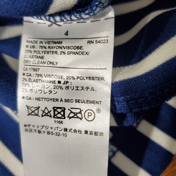 BANANA REPUBLIC Dress Size 4 Classic Pinstripe - Picture 4 of 4